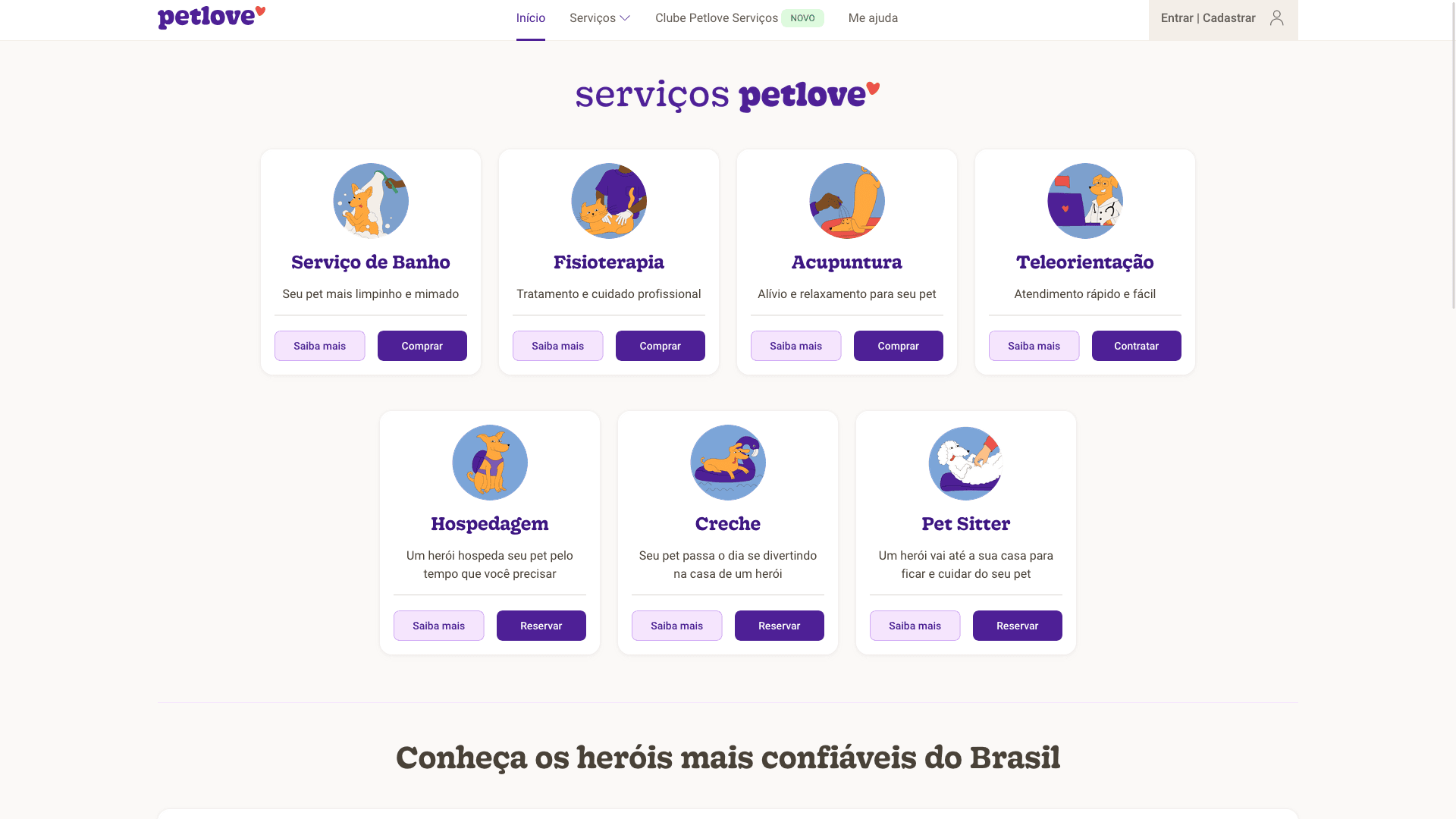 Petlove - Serviços